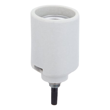 Jandorf Jandorf Porcelain Medium Base Bottom Turn Knob Socket 1 pk 60578